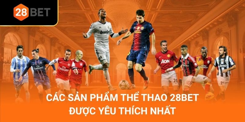 Các sản phẩm thể thao 28Bet được yêu thích nhất