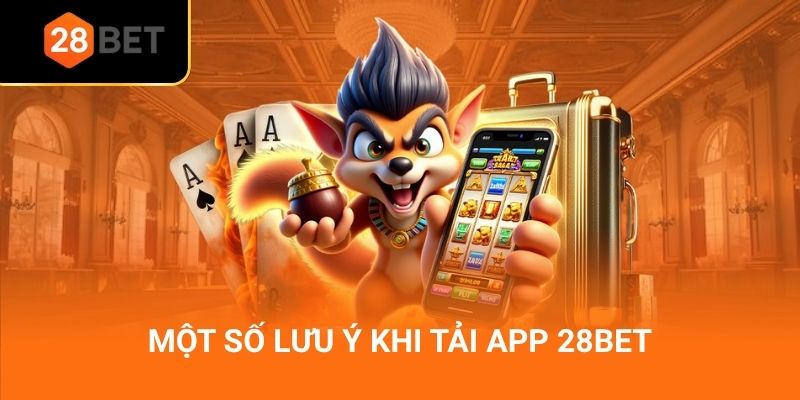 Một số lưu ý khi tải app 28Bet